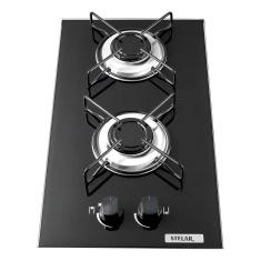 Cooktop a Gás 2 Bocas Stelar Nivus Bivolt – Vidro Temperado, Acendimento Automático e Design Moderno
