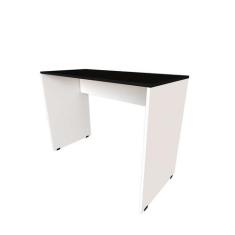 Escrivaninha Fini Preta e Branca 130 cm - Bramov