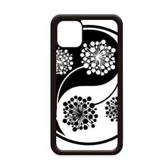 Capa Culture Customs Yin-yang Flower Design para iPhone 12 Pro Max para Apple Mini Mobile Case Shell