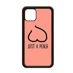 Capa rosa com desenho divertido Just Peach para iPhone 11 Pro Max para Apple Mobile Case