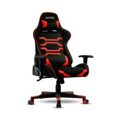 Cadeira Gamer PCTop Power Vermelha X-2555 - Preto com Vermelho