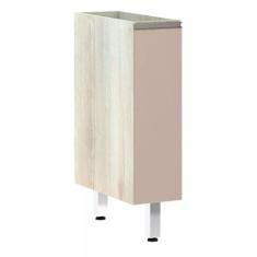Balcão de Cozinha sem Tampo 20cm 1 Porta Luci Luciane Móveis, Legno Cr