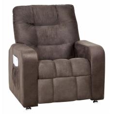 Poltrona Reclinável Azera MX-7 Sued Marrom Matrix