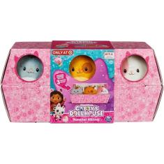 3 Pelúcias De Hamster Kitties - Gabbys Dollhouse