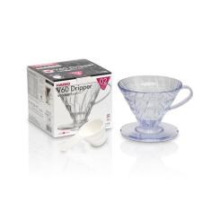 Coador Hario v60 - Acrílico Transparente - Tamanho 02