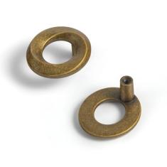 Goo-Ki Puxadores de armário de cozinha vintage latão, pacote com 6 puxadores de gaveta de liga de zinco, puxadores de cômoda com orifício único, puxadores de gaveta de latão antigo para gavetas de