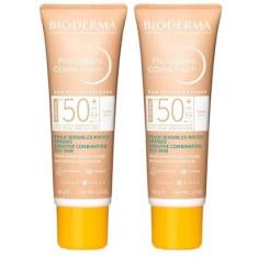 Bioderma Photoderm Cover Touch Kit com 2 Unidades – Protetor Solar Facial com Cor FPS50+ – Claro 40m-Unissex