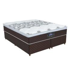 Conjunto Cama Box Queen New York e Colchão em Molas Ensacadas Gazin, M