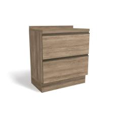 Balcão de Cozinha Modulado Maxxi G755 2 Gavetas c/ Tampo Nogal - Kappesberg