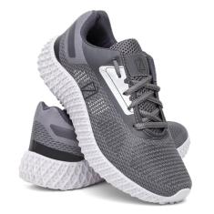 Tênis Masculino Para Corrida e Academia Super Leve - Cinza/41