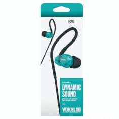 Fone Earphone Vokal Dynamic Sound E-20 Azul E20
