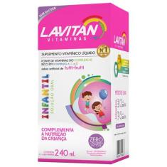 Lavitan Infantil Suplemento Vitamínico Mineral 240ml Sabor Tutti Frutt