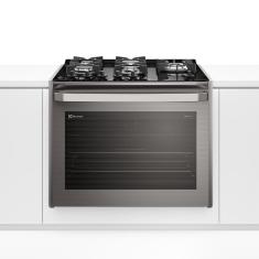 Fogão de Embutir 5 bocas Electrolux Cinza Experience Mesa Vidro, Grill e PerfectCook360 (FE5EG) 127V