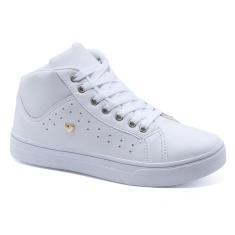 Tênis Feminino Esportivo FXB Conforto Cano Alto Dia a Dia-Feminino