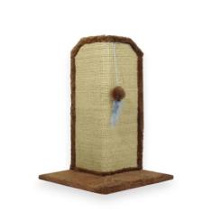 Arranhador Gato Proteção Canto de Sofás Base Externo Brinquedo Bolinha