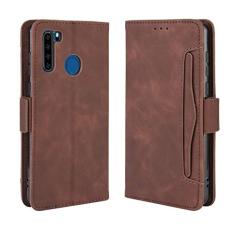 Capa com compartimento para cartão para Blackview A80 PRO, capa flip carteira de couro para Blackview A80 PRO, capa magnética retrô para celular, capa carteira com compartimentos para cartões
