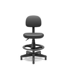 Cadeira Giratória Operativa Secretária Plus Slim Preto