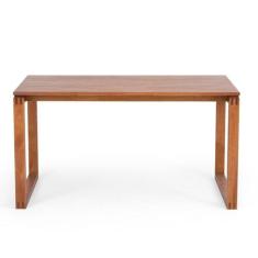 Mesa De Jantar 4 Lugares retangular Madeira Maciça Craft - Artemobili