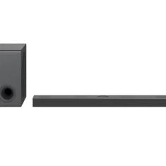 Home Theater Sound Bar LG S80qy, 3.1.3 Canais, 480W RMS, Bluetooth/Wi-Fi/HDMI, Preto
