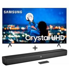 Samsung Smart TV 50 Crystal uhd 50TU7000 4K, Borda Infinita, Bluetooth + SoundBar 2.0 jbl