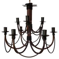Lustre Duplo De Metal Artesanal Em Ferro Decoração Preço De Fabricante
