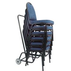 06 Cadeiras Para Hotel E Auditório Linha Hotel Azul