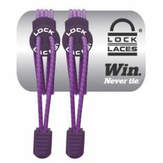 Cadarço Elastico Lock Laces Roxo