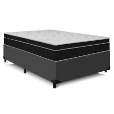 Cama Base Box Casal C/ Colchão Confort Tec138x188x39 Premium - ProMax,