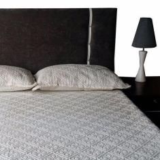 Cabeceira Cama Box Dallas Suede Am Marrom Casal 140X60 Rbl