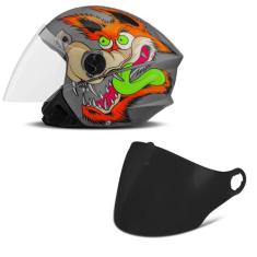 Capacete Moto Aberto Pro Tork New Liberty 3 Coyote Fosco + Viseira Fum