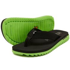 Sandália Kenner Kivah Cushy Masculina - Preto e Verde