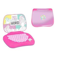 Laptop Infantil Barbie Bilíngue - Rosa - Candide 1812