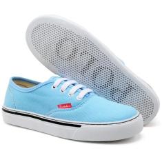 Tênis Feminino Star Polo Blu Moda Tradicional Cano Baixo leve confortá