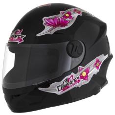 Capacete Moto Fechado Pro Tork Liberty 4 Four Girls Kids Infantil Cria