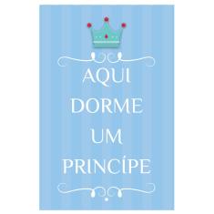 Quadro Placa Decorativa Infantil Príncipe C03 - D'Rossi