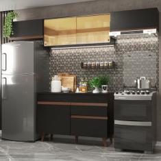 Cozinha Compacta Madesa Reims 260003 Com Arm rio E Balc o - P