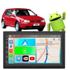 Kit multimidia android golf 99/13  preto ch volkswagen carpl - E-Carpl