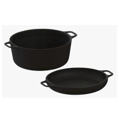 Conjunto Caçarola Frigideira Multiuso Libaneza 26Cm 5,6L