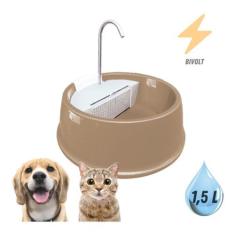 Bebedouro Para Gatos Fonte Com Água Corrente Bivolt - Furacão Pet, Mar