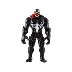 Boneco Marvel Titan Hero Venom Spider Man - Hasbro, Preto e Branco