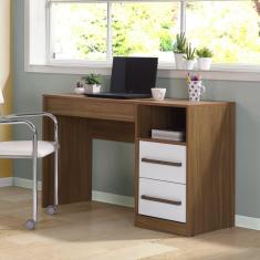 Escrivaninha 3 Gavetas Harpia CabeCasa MadeiraMadeira Branco