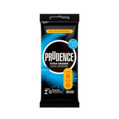 Preservativo Prudence Extra Grande Ultra Sensível 8 Und