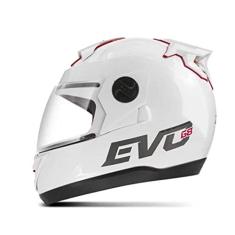 CAPACETE FECHADO PRO TORK EVOLUTION 788 G8 EVO SOLID BRILHANTE BRANCO TAM. 62