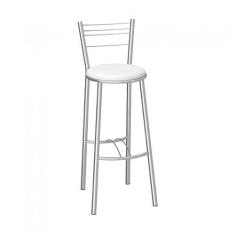 Banqueta Alta Cromada Lille Compoarte Cromado