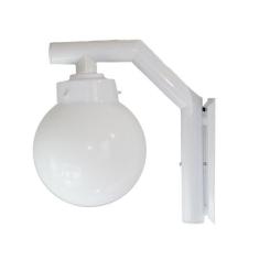 Arandela Solarium 210 Globo de Vidro Leitoso Branca - Ideal Iluminação