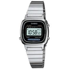 Relógio Casio Feminino Vintage LA670WA-1DF, Prata
