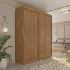 Guarda-roupa Solteiro 2 Portas de Correr 2 Gavetas Peônia Yescasa