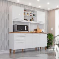 Armário para Cozinha 6 Portas 2 Gavetas Luna Plus - IMOP Móveis