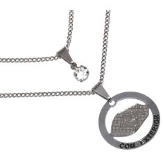 Colar Duplo Profissão Formatura Comercio Exterior Inox