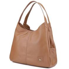 Bolsa Sacola Couro Mr Gutt de Ombro Preta-Feminino
